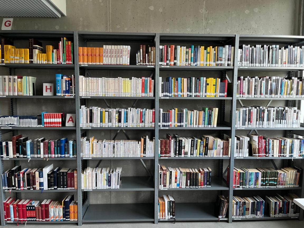 Im Gefängnis Winterthur haben inhaftierte Personen eine breite Auswahl an Belletristik und Fachbüchern