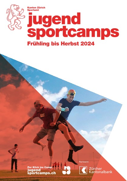 Broschüre Jugendsportcamps Frühling bis Herbst 2024