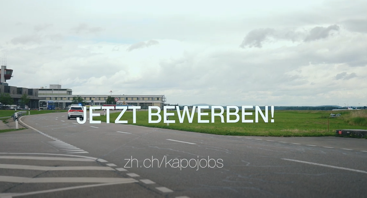 Video-Standbild zum Film «Bewerbungsprozess zur Aspirantin oder Aspirant bei der Kantonspolizei Zürich»