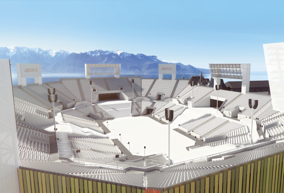 Die Arena der Fête des Vignerons 2019.