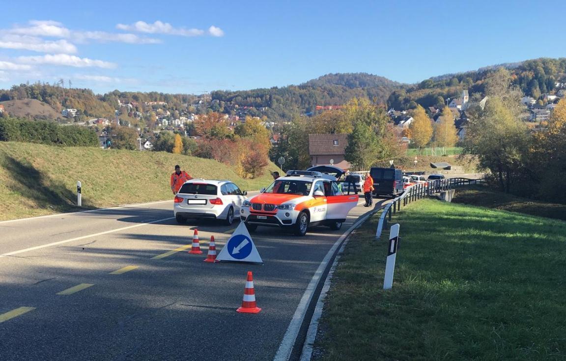 Übersichtsaufnahme der Kontrollstelle.