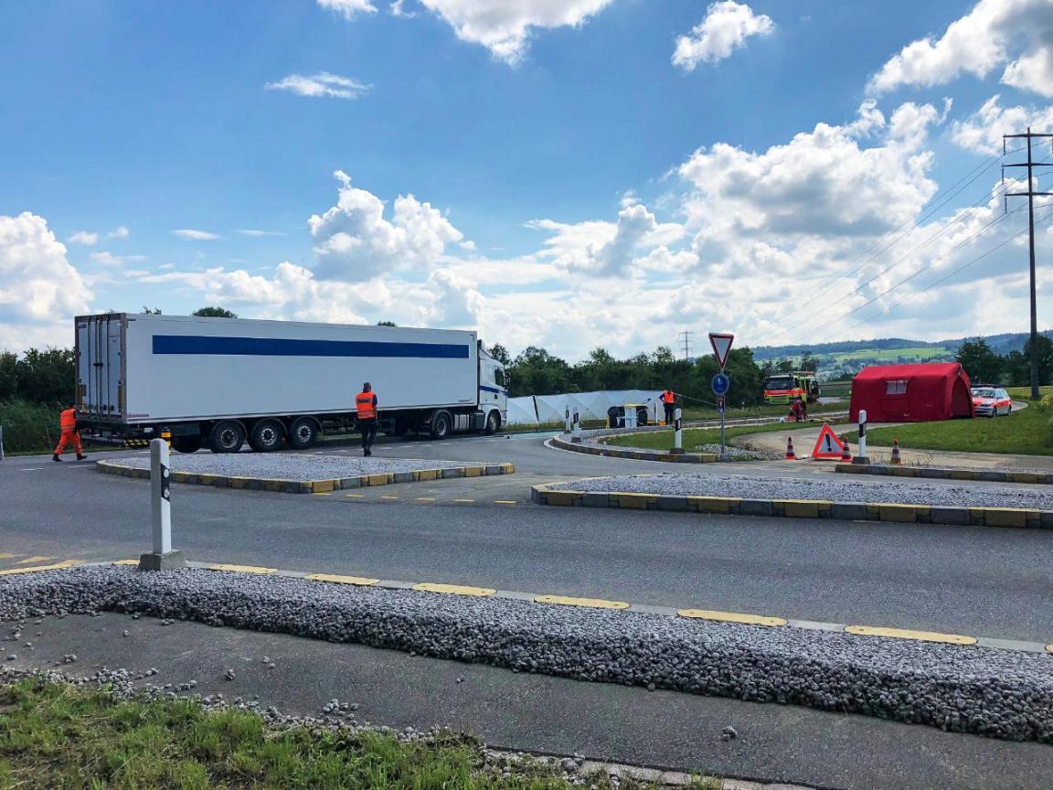 Unfallort: Tödlicher Verkehrsunfall in Neerach 