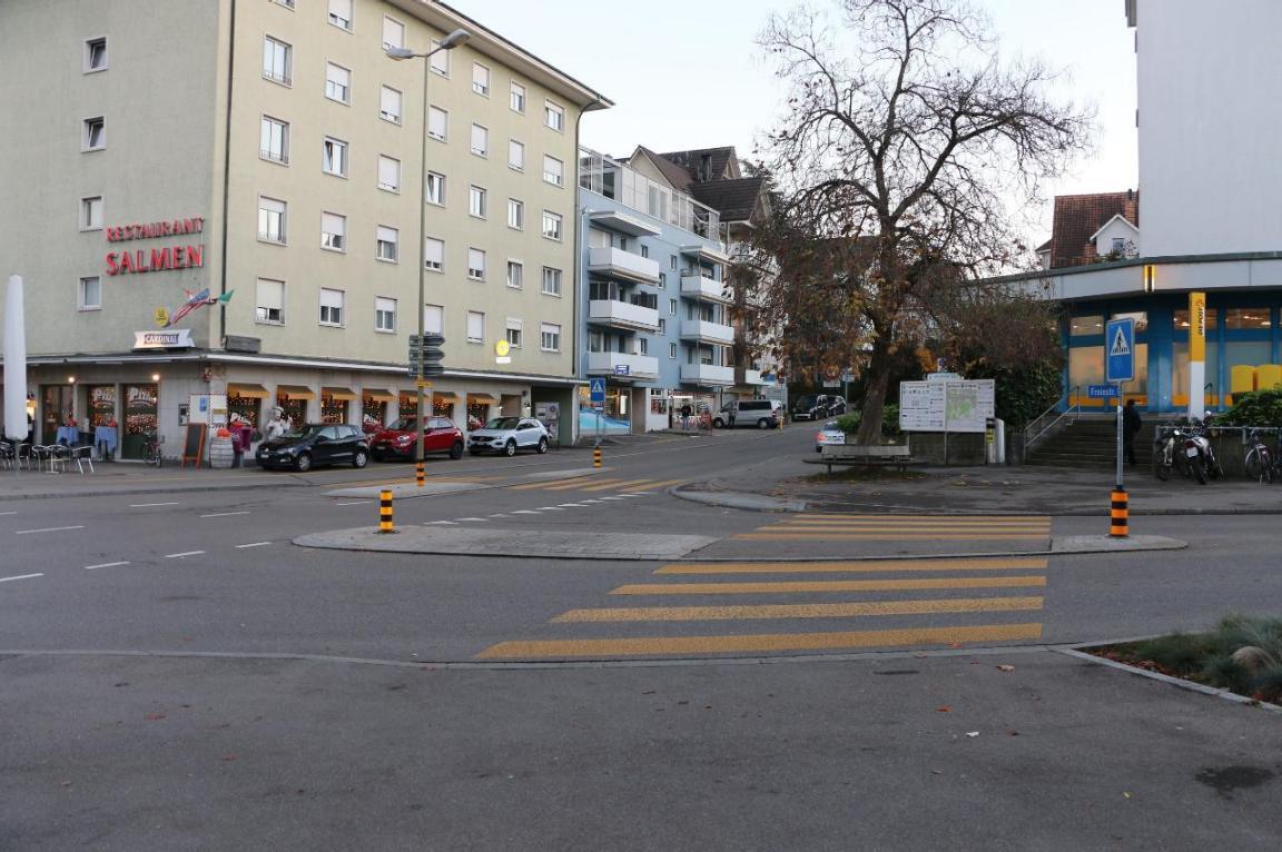 Übersichtsaufnahme der Unfallstelle.