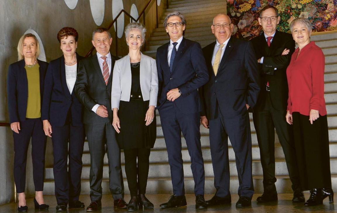 Gruppenfoto des Regierungsrates 2018.