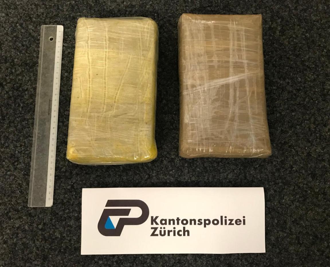  Rund zwei Kilogramm Kokain sichergestellt.