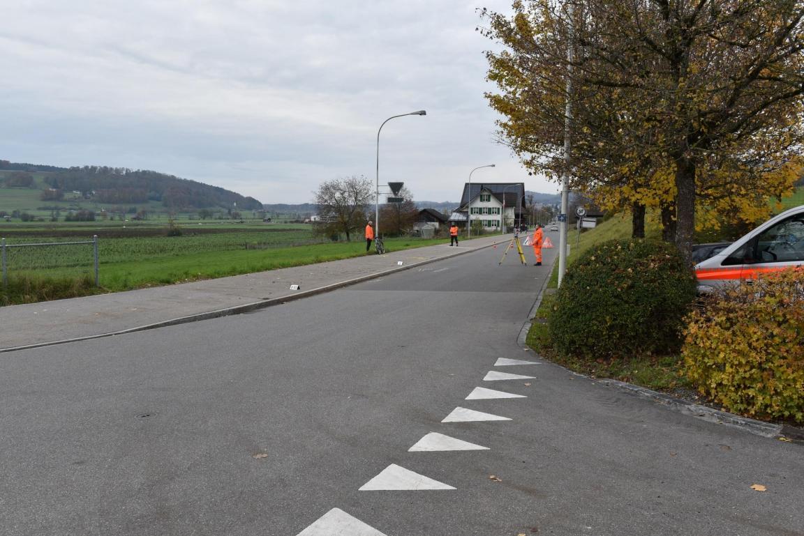 Unfallübersichtsaufnahme.