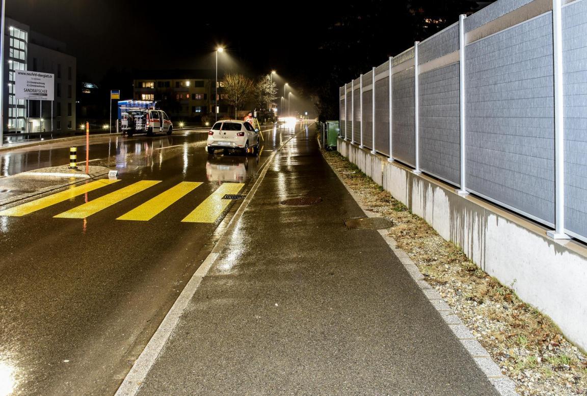 Beteiligte Personenwagen: Die Kollisionsendstellung.