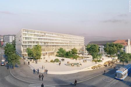 Das künftige Hochschulgebiet Zürich Zentrum: Gloriaterasse.