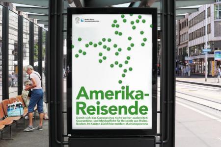 Plakat Amreika-Reisende