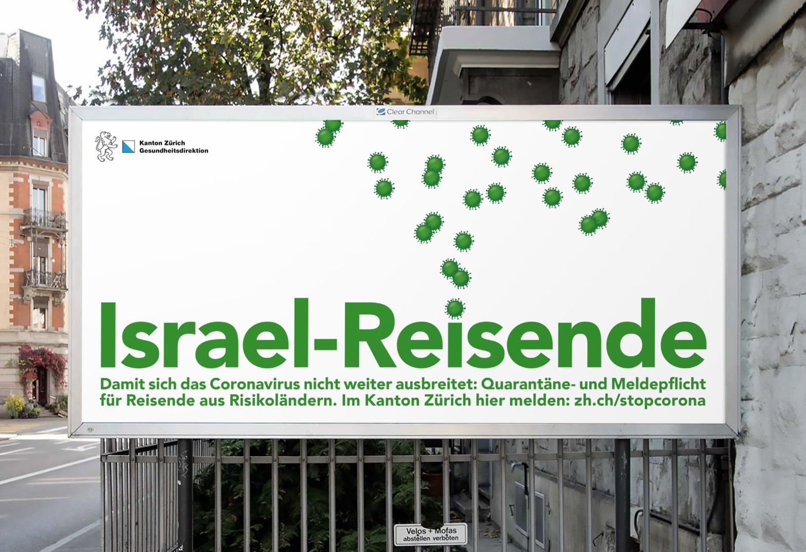 Plakat Israel-Reisende