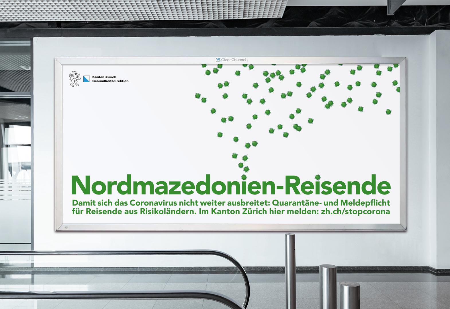 Plakat Nordmazedonien-Reisende