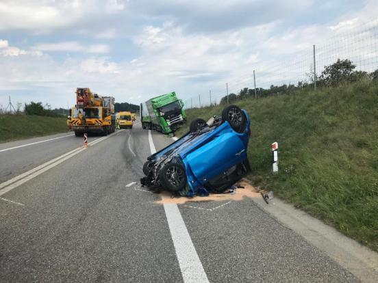 Unfallstelle in Henggart