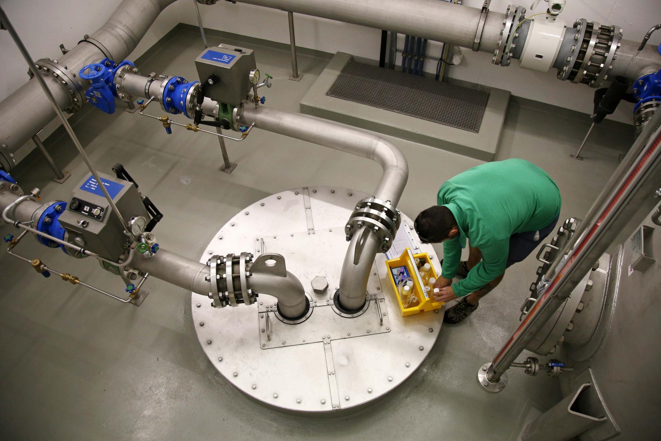 Probenahme in Rohrkeller