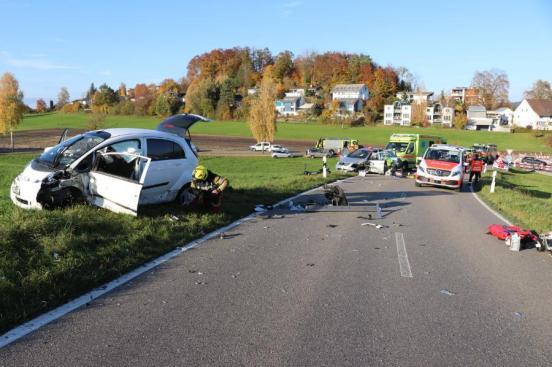 Kollision auf der Bönlerstrasse