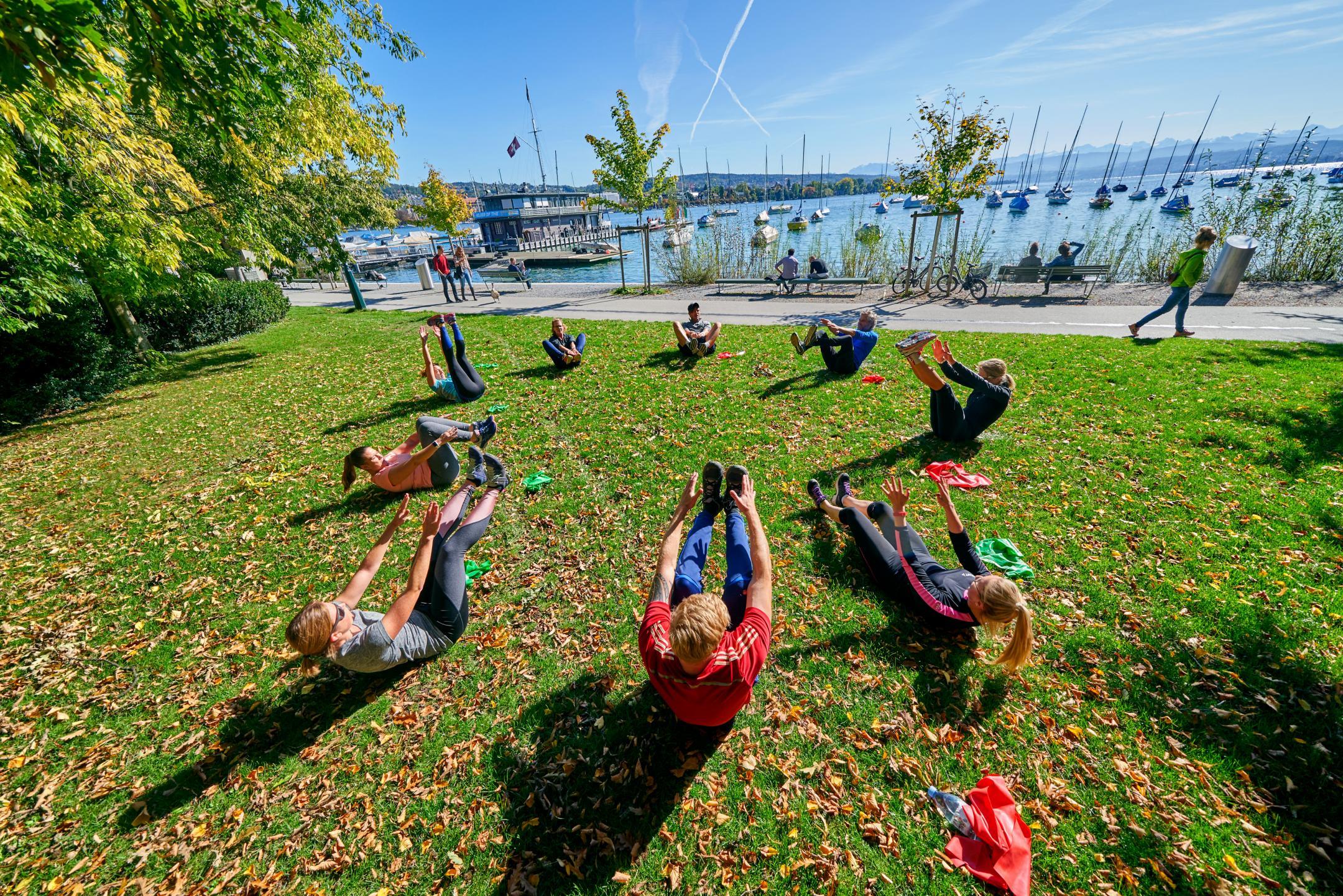 Die Sportaktivität der Zürcher Bevölkerung liegt über dem Schweizer Durchschnitt.