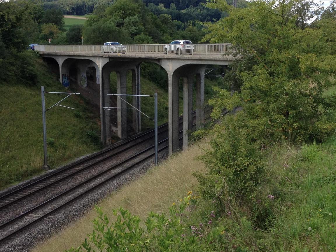 SBB-Brücke der Umfahrungsstrasse in Glattfelden wird instandgesetzt