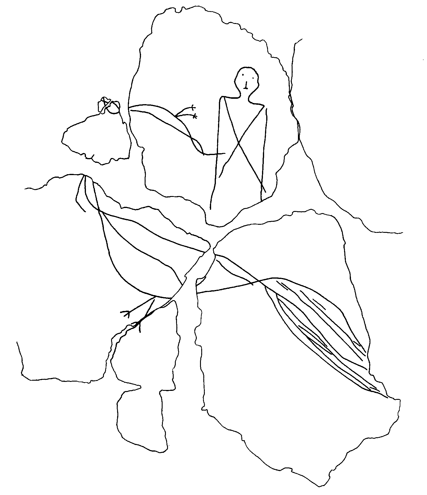 Römisches Freizeitvergnügen: Szenen eines Hahnenkampfs in den Verputz einer Wand geritzt.