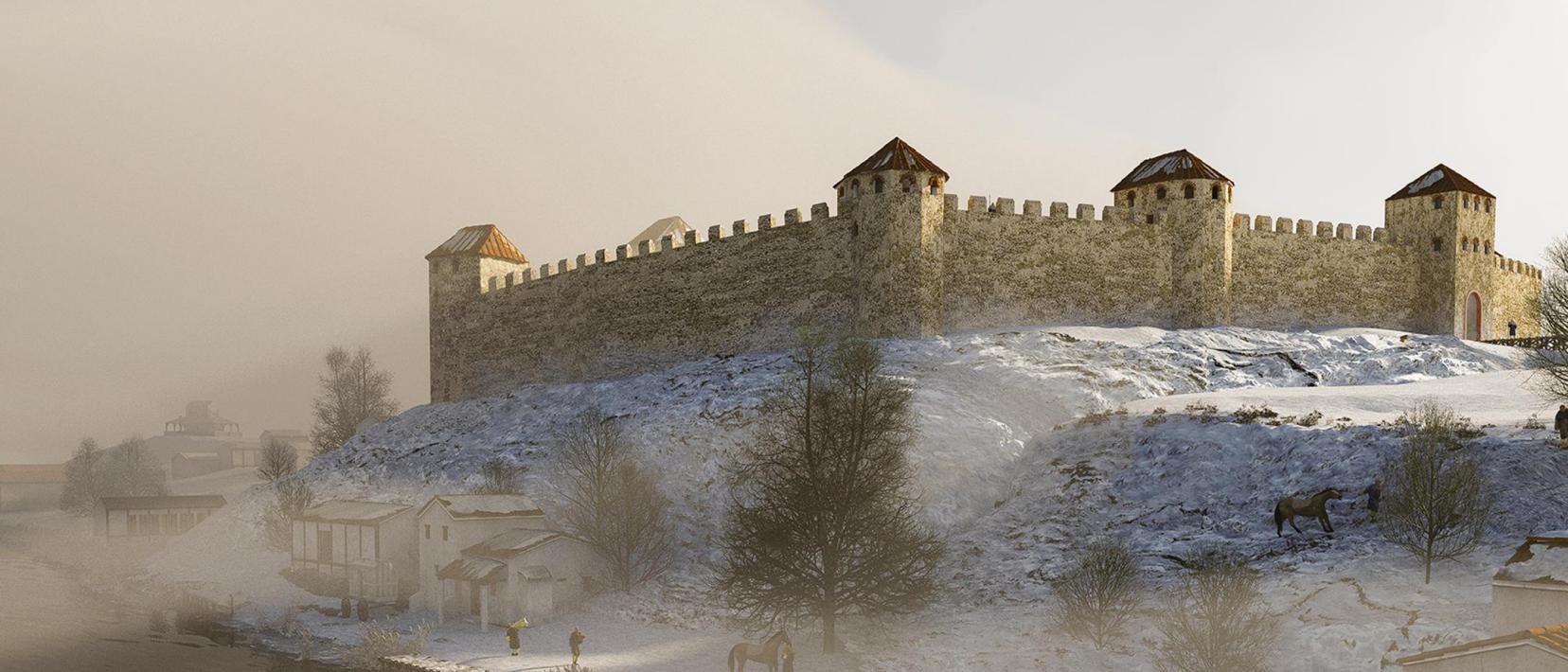 Um die Mitte des 4. Jahrhunderts lebte die Bevölkerung von Turicum im Kastell auf dem Lindenhofhügel.