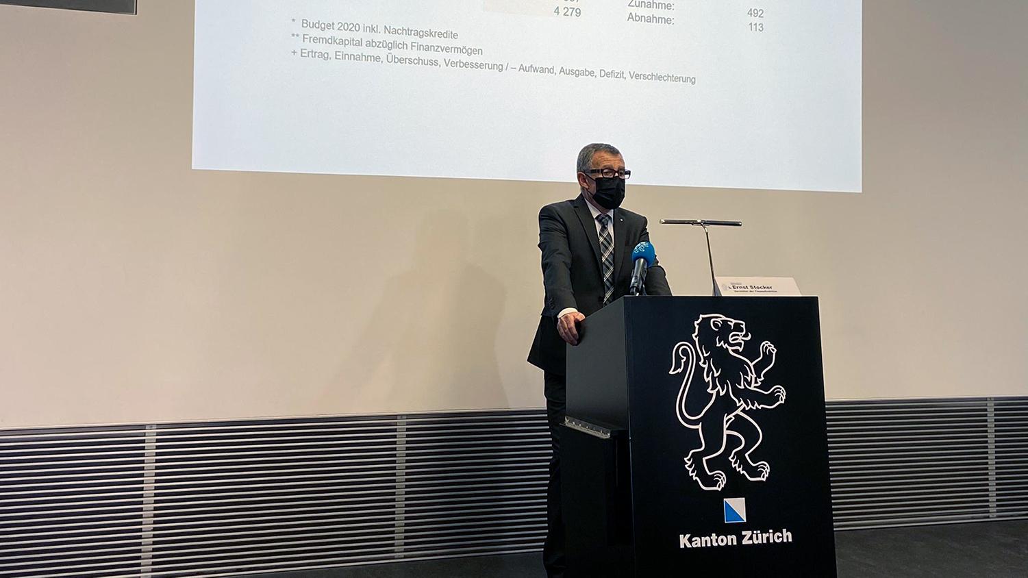 Medienkonferenz «Rechnungsabschluss 2020 des Kantons Zürich» vom 12. März 2021