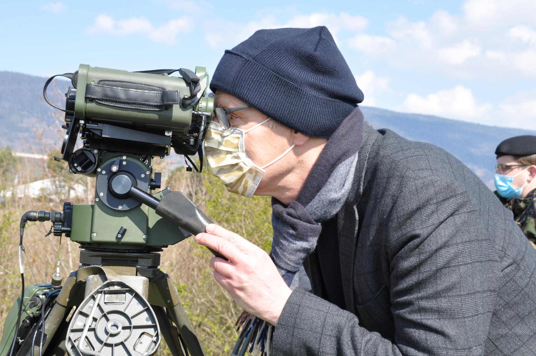 Regierungsrat Mario Fehr auf Truppenbesuch
