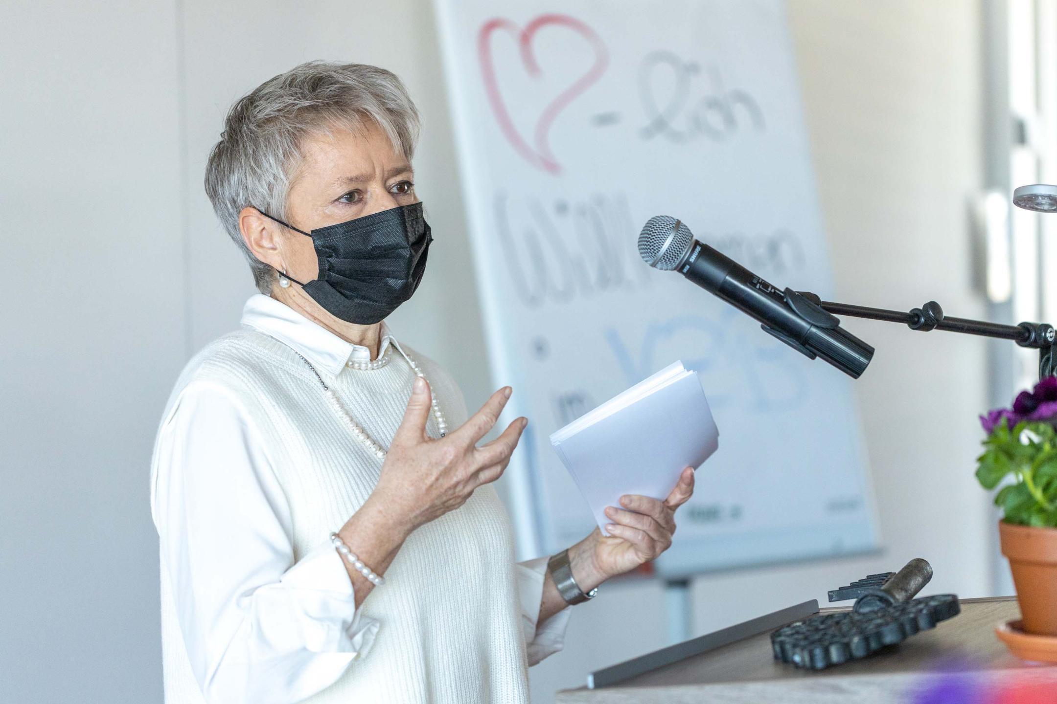 Jacqueline Fehr bei der Eröffnung