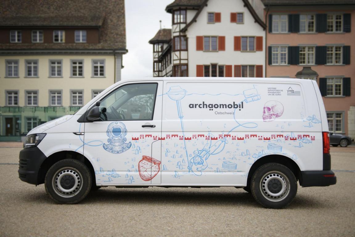 Seitenansicht Archäomobil