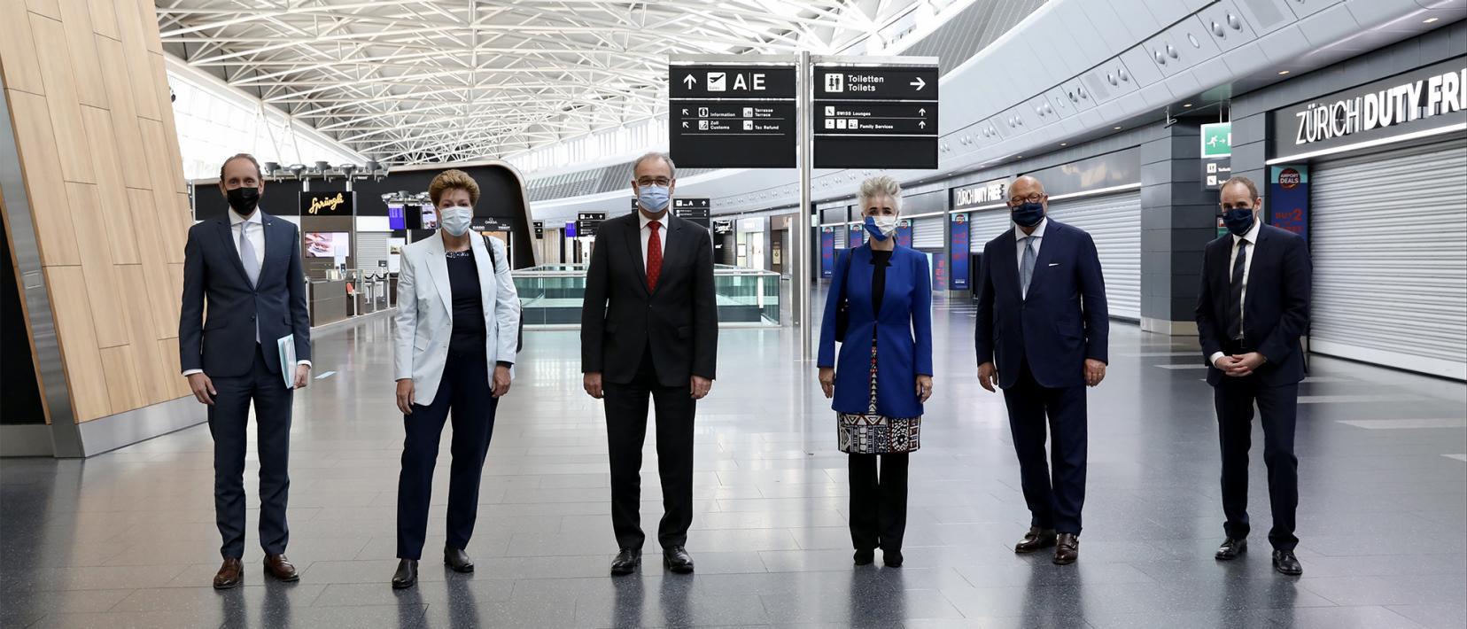 Besuch am Flughafen Zürich