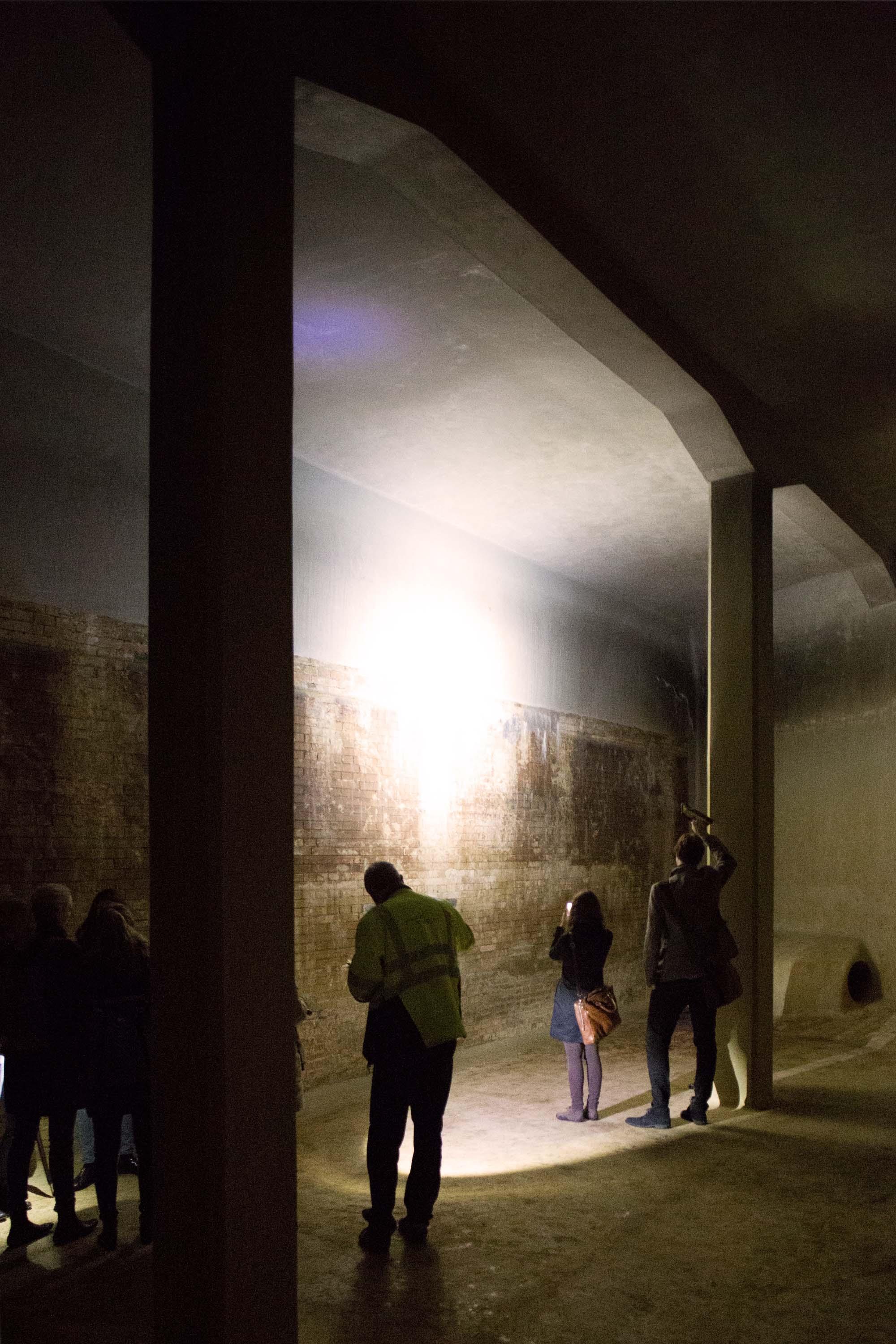 Besichtigung des ehemaligen Trinkwasser-Reservoirs