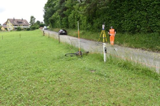 Endlage der Unfallfahrzeuge