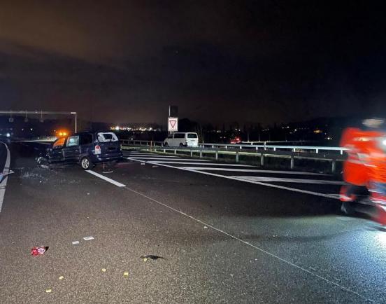 Verkehrsunfall auf der A1 bei Oberwinterthur