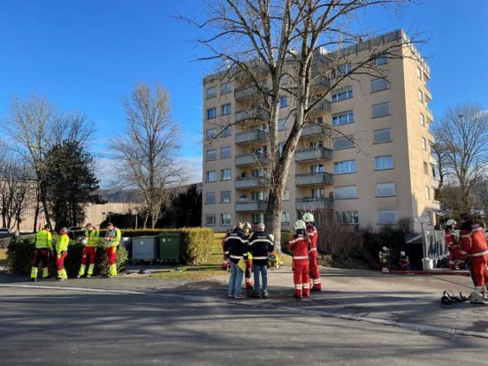 Tiefgaragenbrand in Embrach