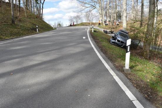 Verkehrsunfall auf der Bucheneggstrasse