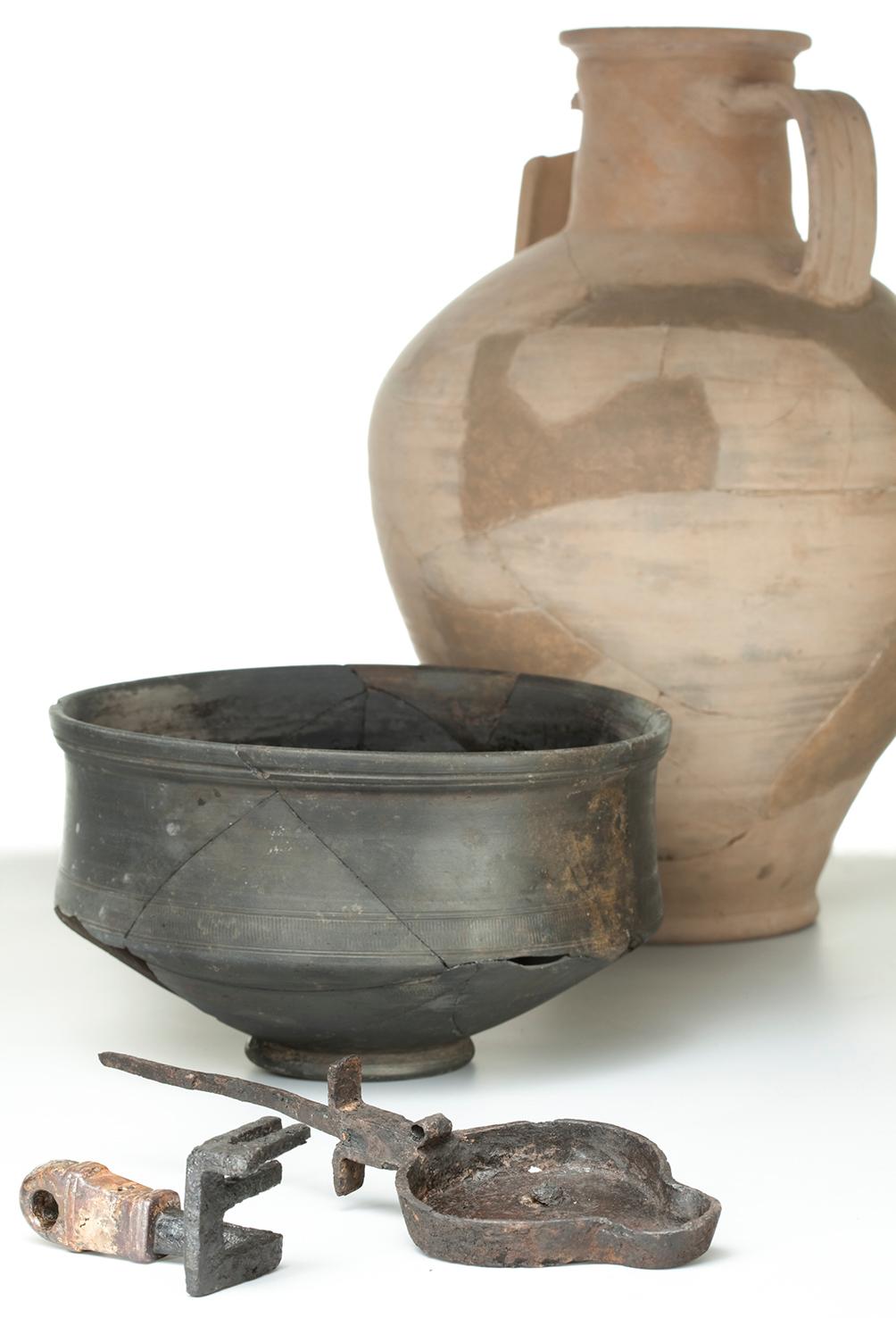 Krug, Schüssel, Tigellampe