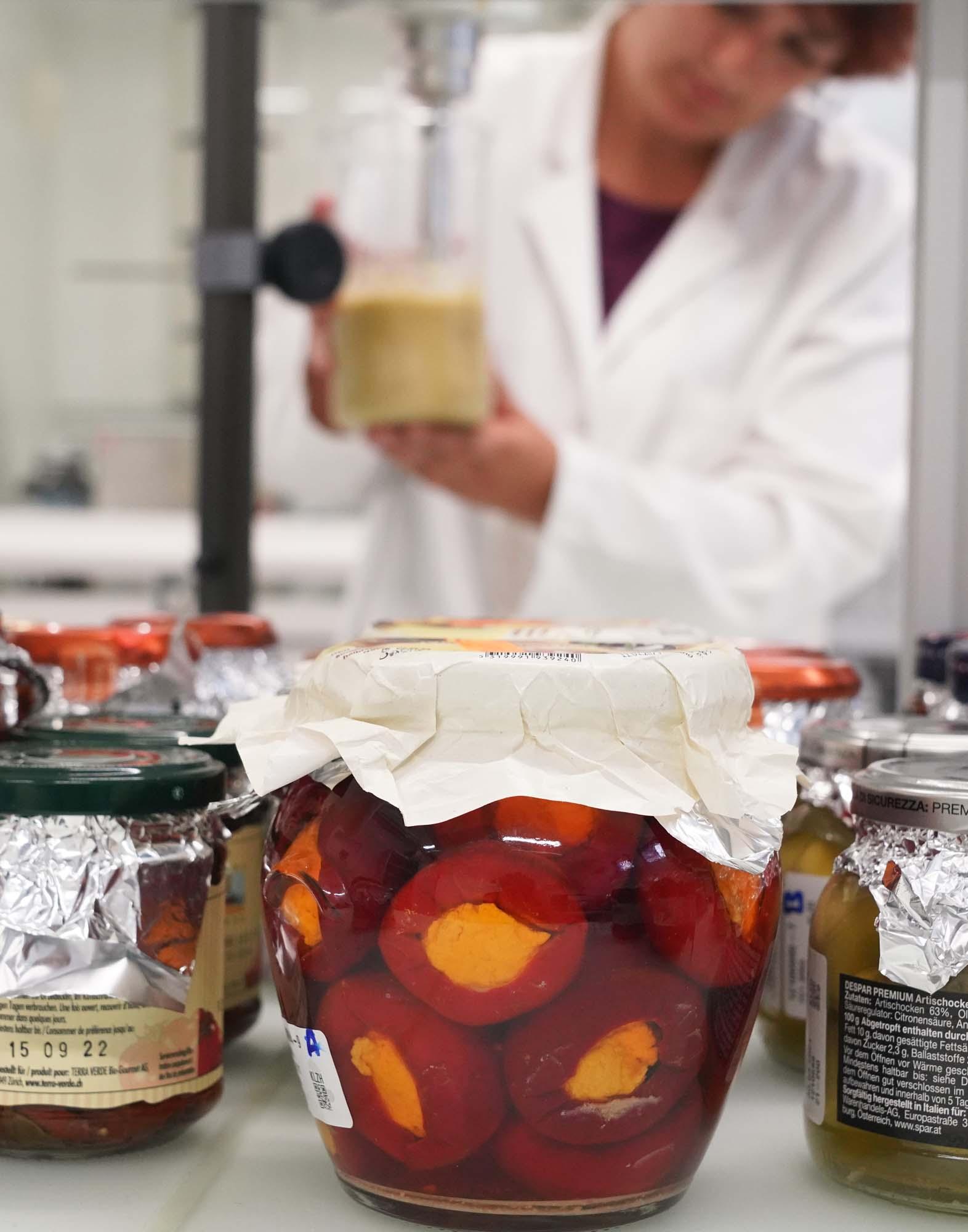 Untersuchung von Antipasti im Kantonalen Labor