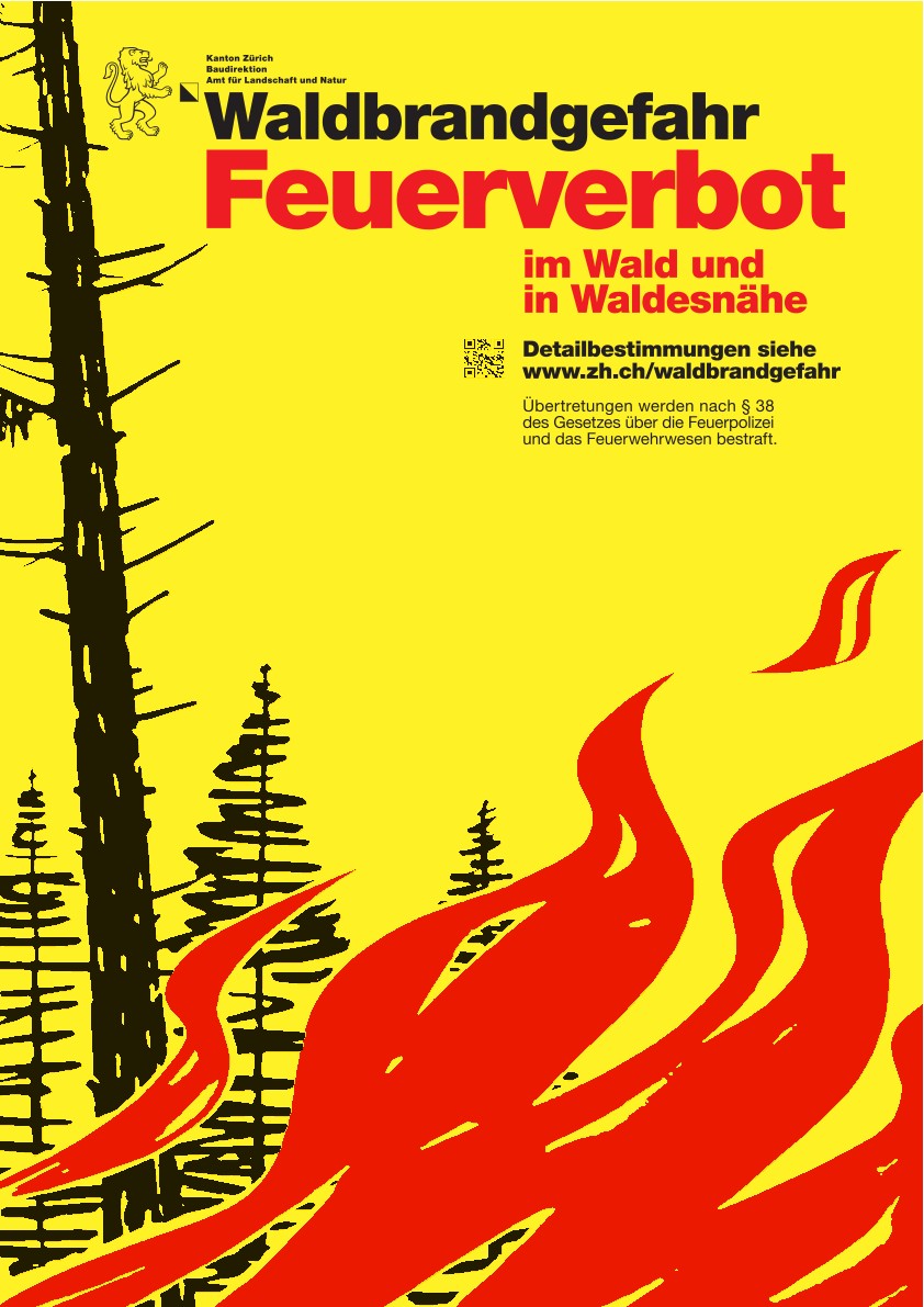 Plakat Waldbrandgefahr