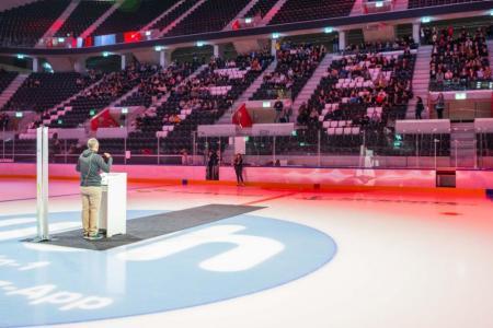 Regierungsrat Mario Fehr lobt die Anwesenden für ihren Einsatz für den Sportkanton Nummer 1.