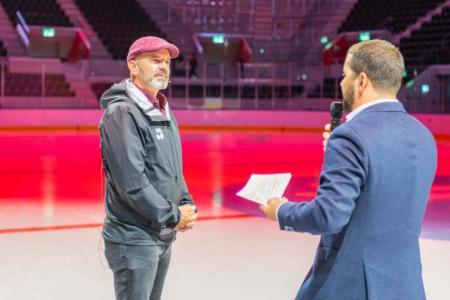 Pierre-André Weber, Chef von Jugend+Sport vom BASPO bedankt sich bei den Zürcher J+S-Leitenden für ihr Engagement im Sport.