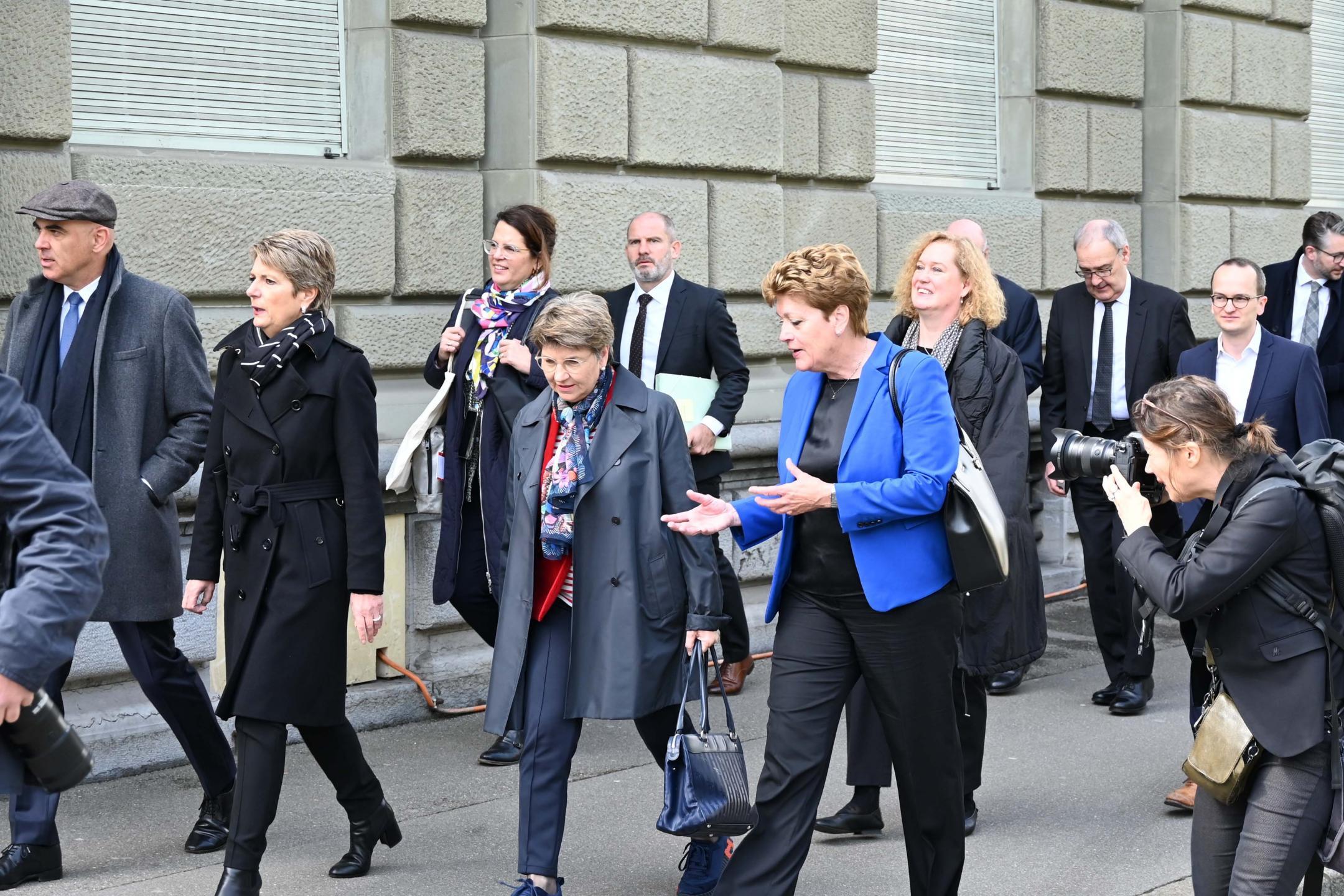 Bundesrat und Vertretungen von Stadtrat und Regierungsrat unterwegs