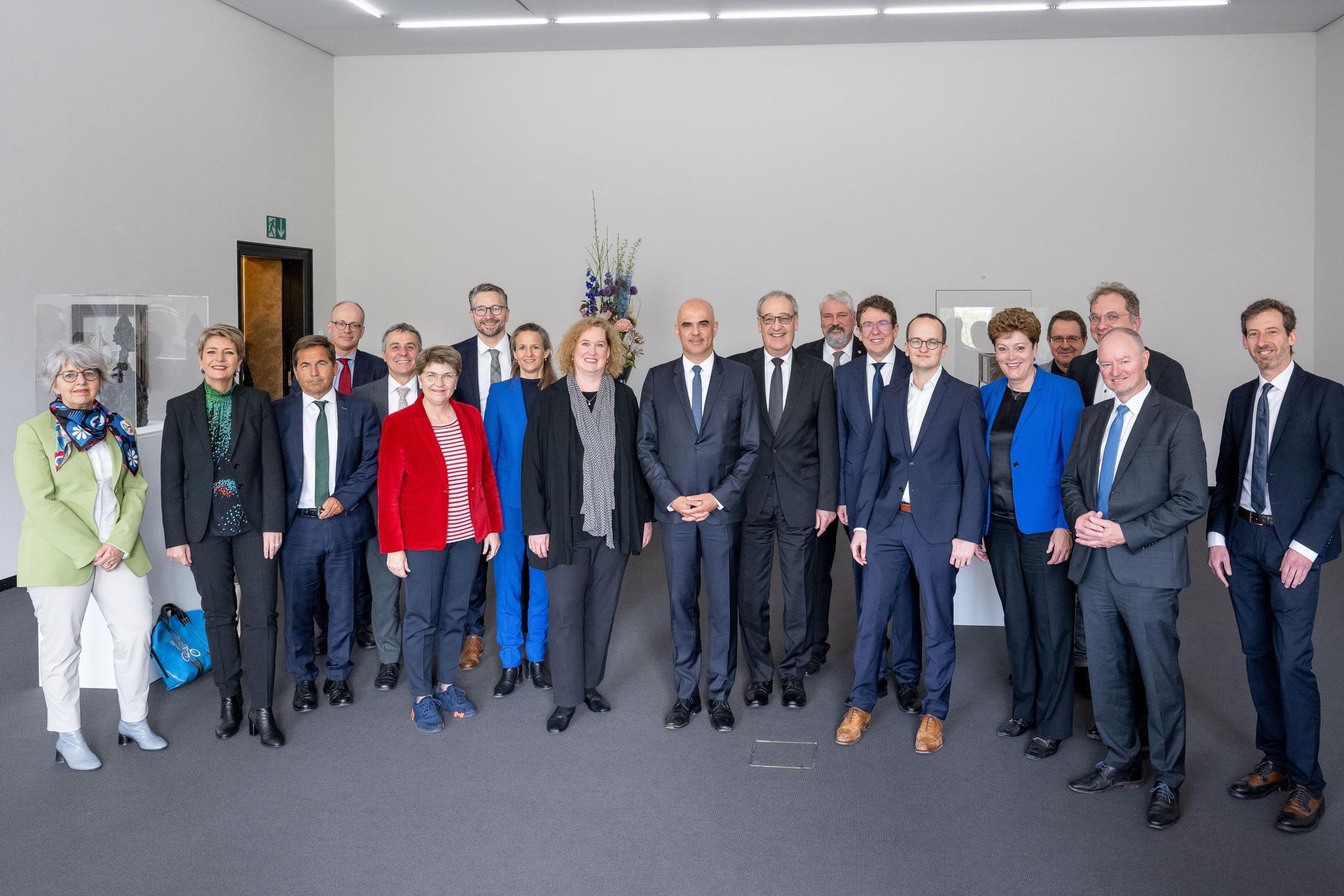 Bundesrat, Mitglieder des Regierungsrates und des Winterthurer Stadtrates.