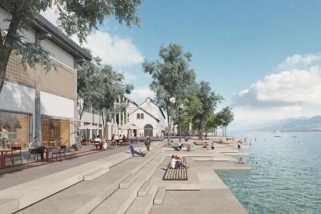 In Uetikon am See entsteht ein öffentlicher Seeuferpark.