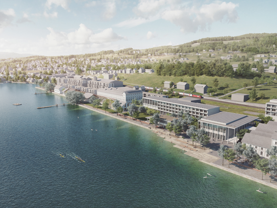 In Uetikon am See entsteht ein öffentlicher Seeuferpark.