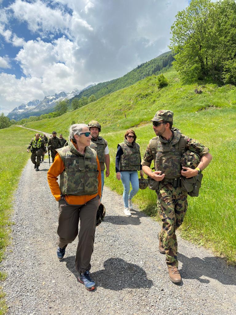 Vertreterinnen und Vertreter der Kommission für Justiz und öffentliche Sicherheit des Kantonsrates erhielten Informationen aus erster Hand