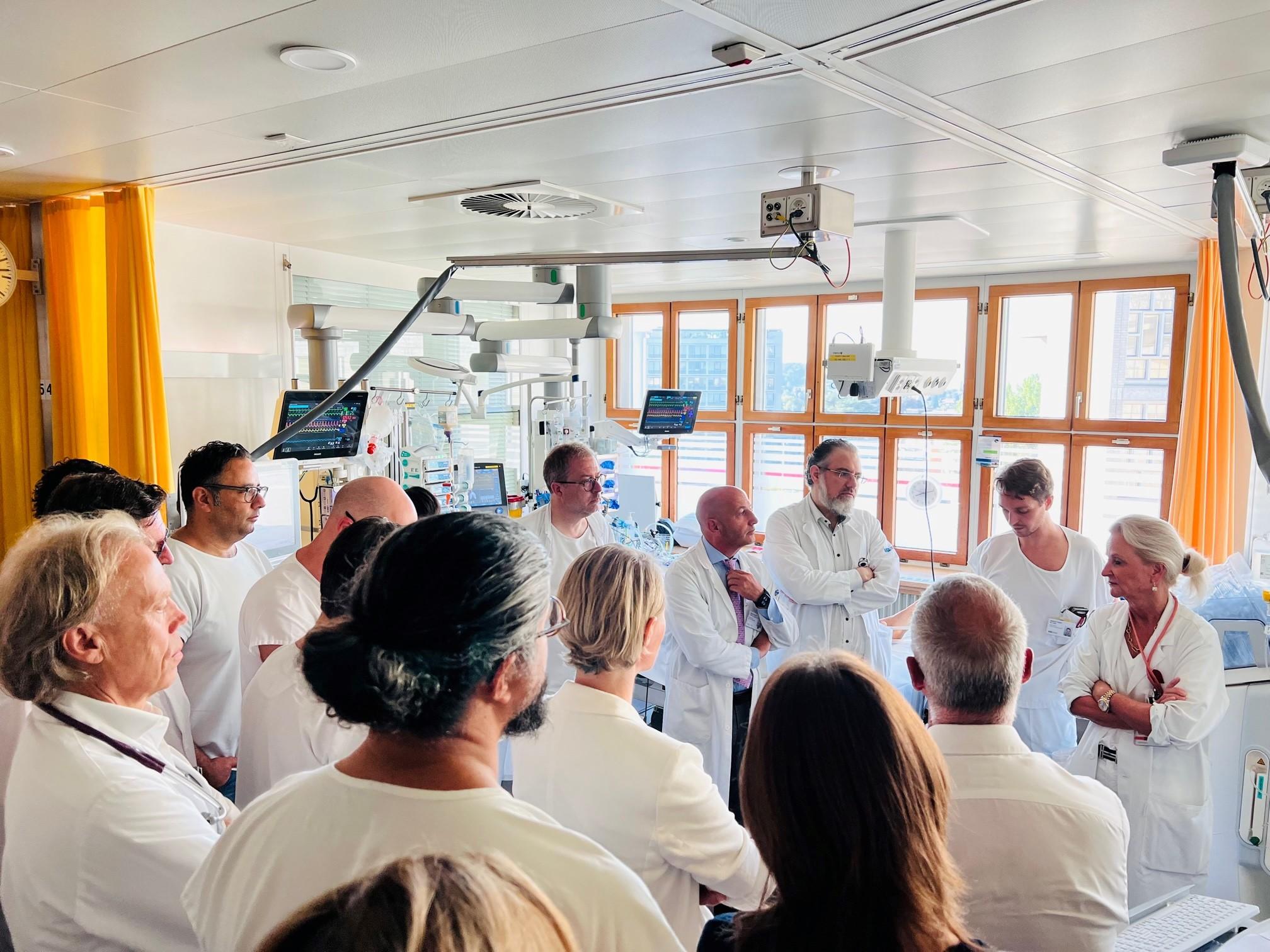 Visite auf der Intensivstation