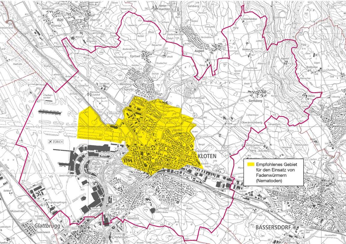 Einsatzgebiet der Fadenwürmer