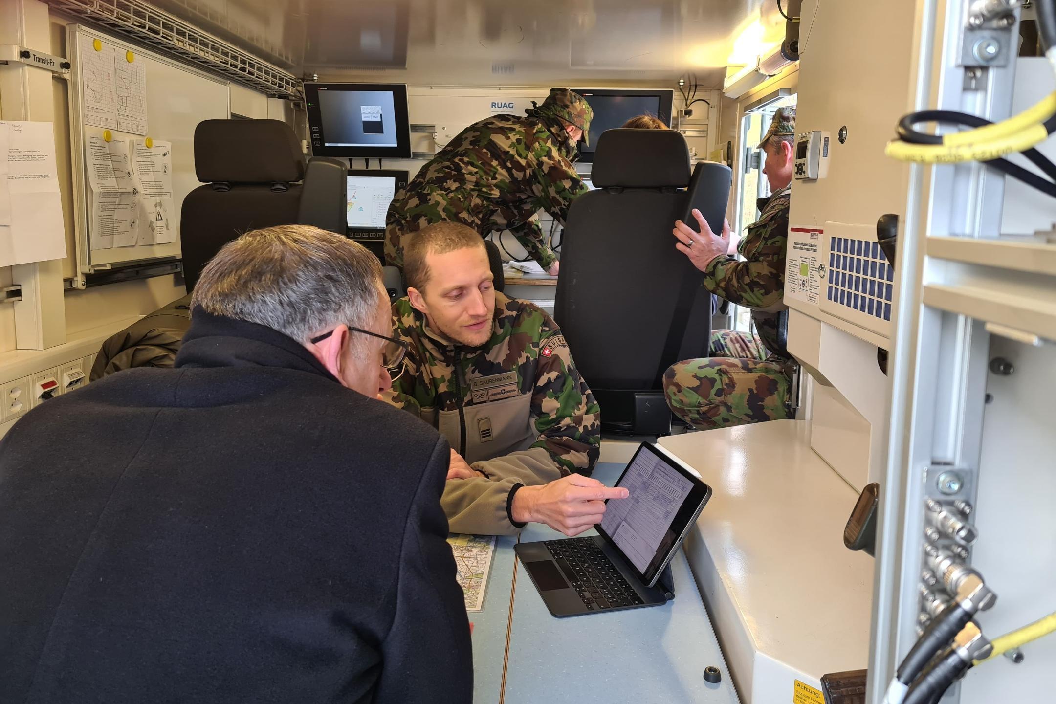 Das Stabsbataillon stellt die Führungsfähigkeit sicher