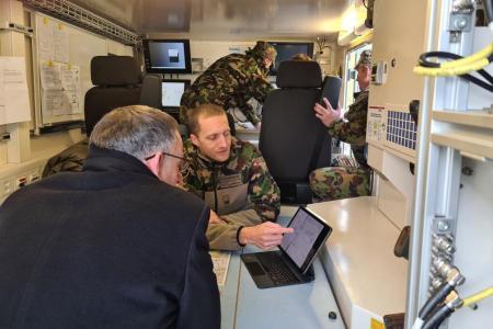 Das Stabsbataillon stellt die Führungsfähigkeit sicher