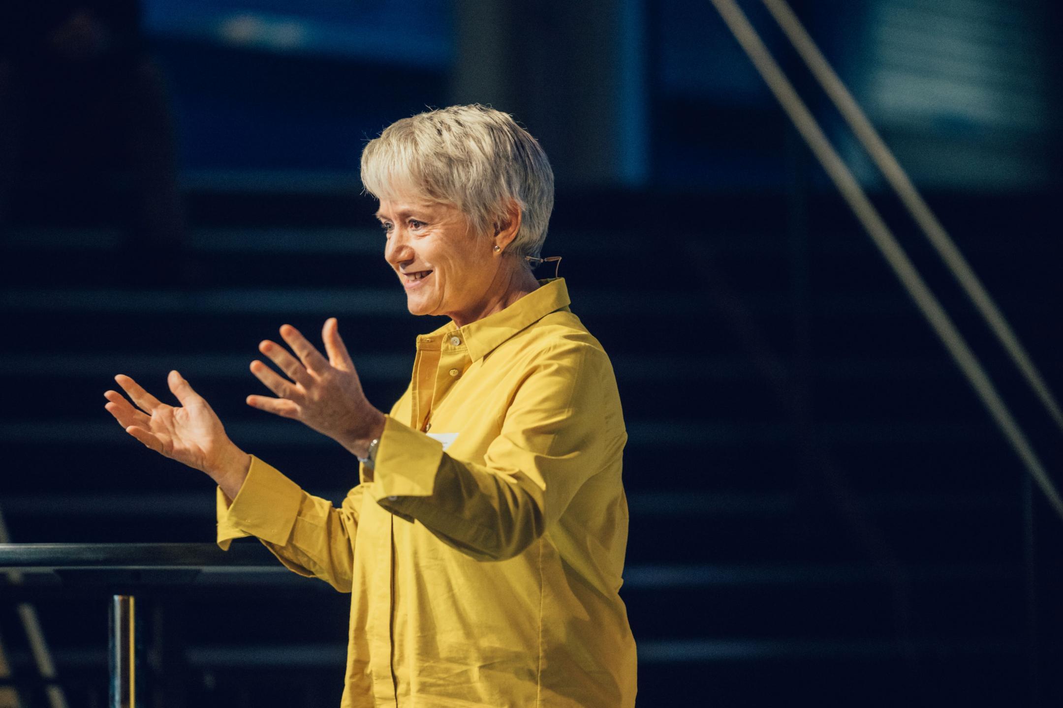 Jacqueline Fehr während der Rede