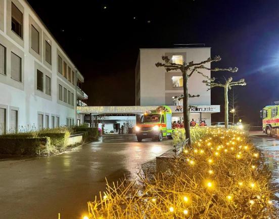 Feuerwehr am Brandplatz