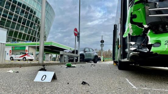 Unfallendlage Flughafenstrasse