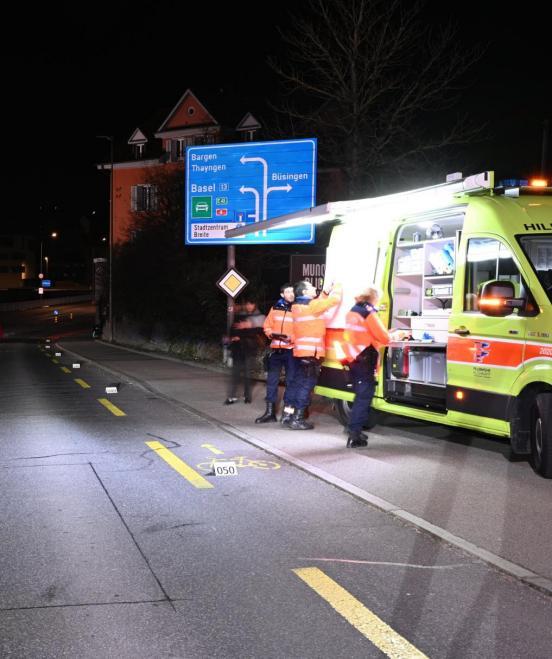 Selbstunfall in Feuerthalen